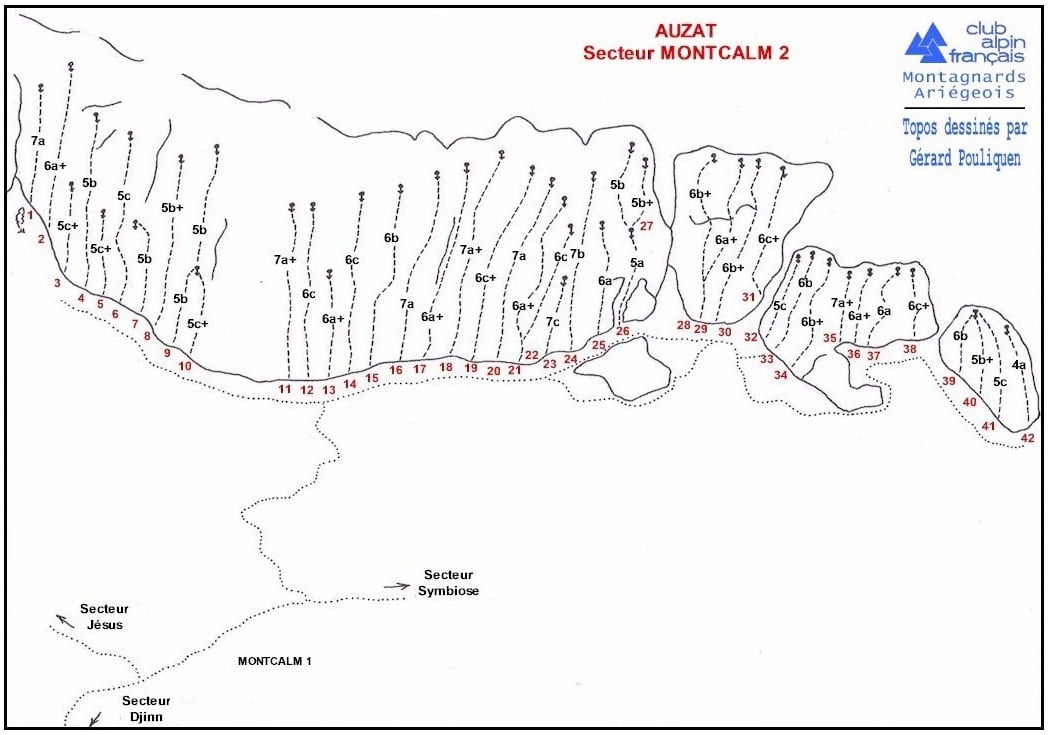 topo escalade montcalm auzat