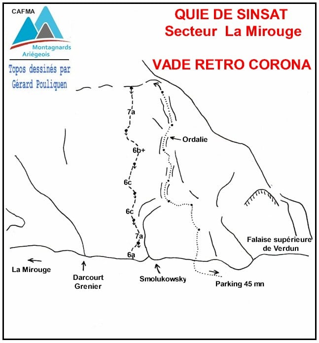 Topo escalade Mirouge - Vade retro corona